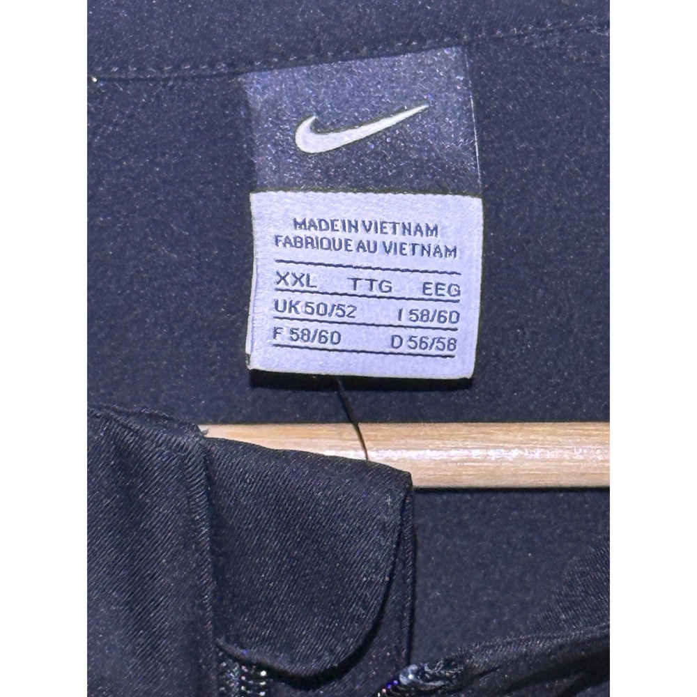 Nike Windbreaker NWOT NIKE Jacket Long Sleeve Black Mens Size 2XL - Picture 2 of 2